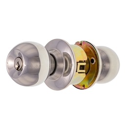 M3I55 - Entrance Lockset Satin Steel